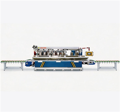 HL-8T-30158頭全自動(dòng)數(shù)控臥式磨邊機(jī) 8-head Edge Rounding Machine